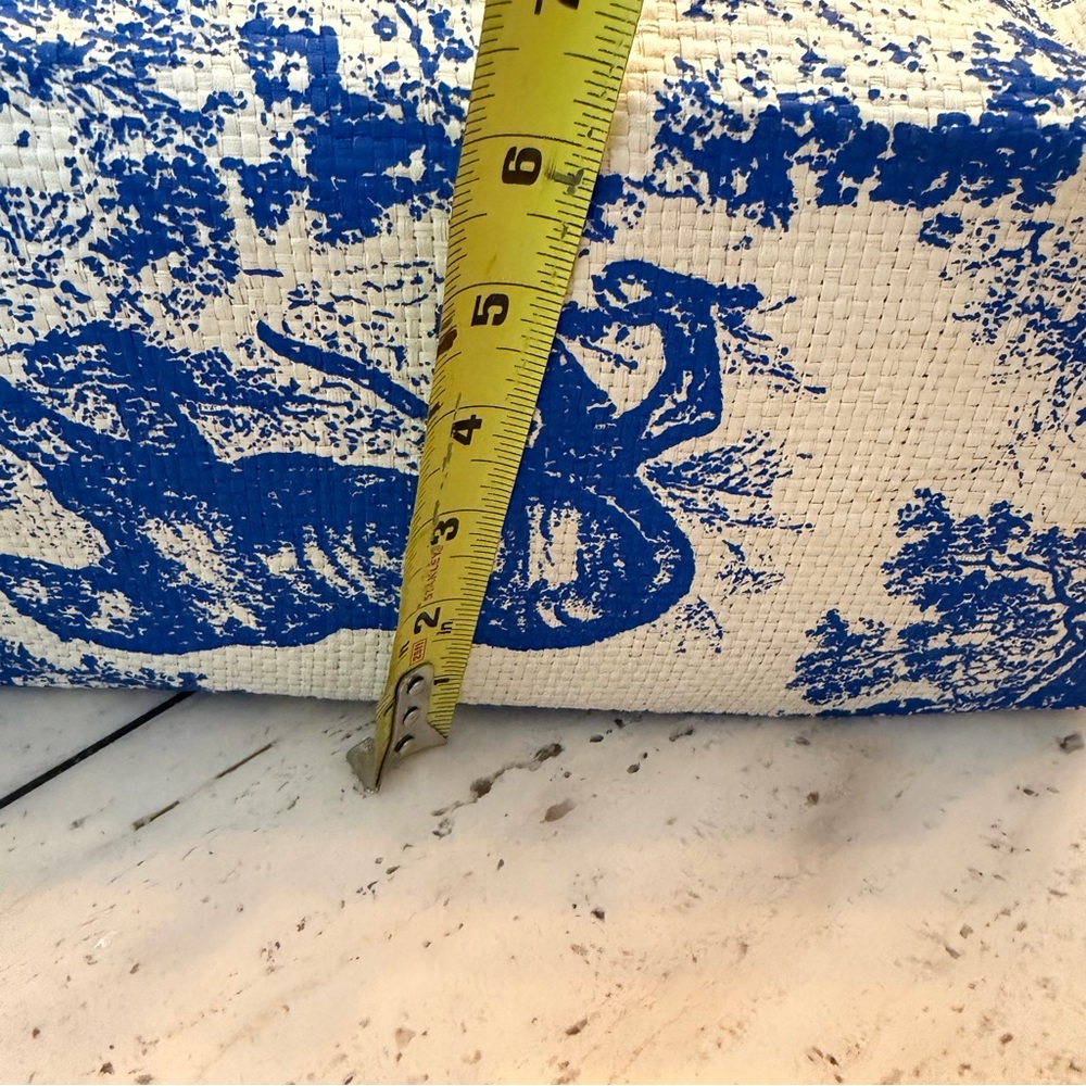 NWOT Dior Blue and White Christian Dior Canvas Tote - Picture 15 of 15